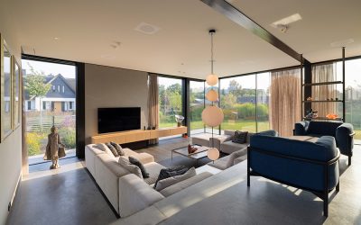 4 voorbeelden van een industriële woonkamerinrichting